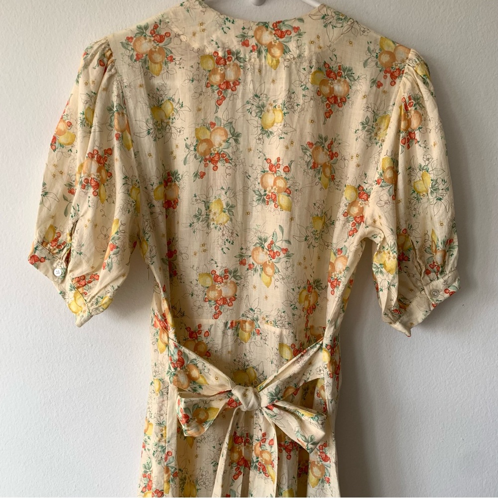 Doen Floral Maxi Dress in Cream and Pink - Picture 9 of 10